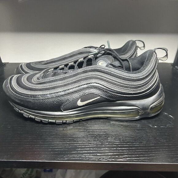 Nike Men's Black Air Max Sneakers - Picture 6 of 13